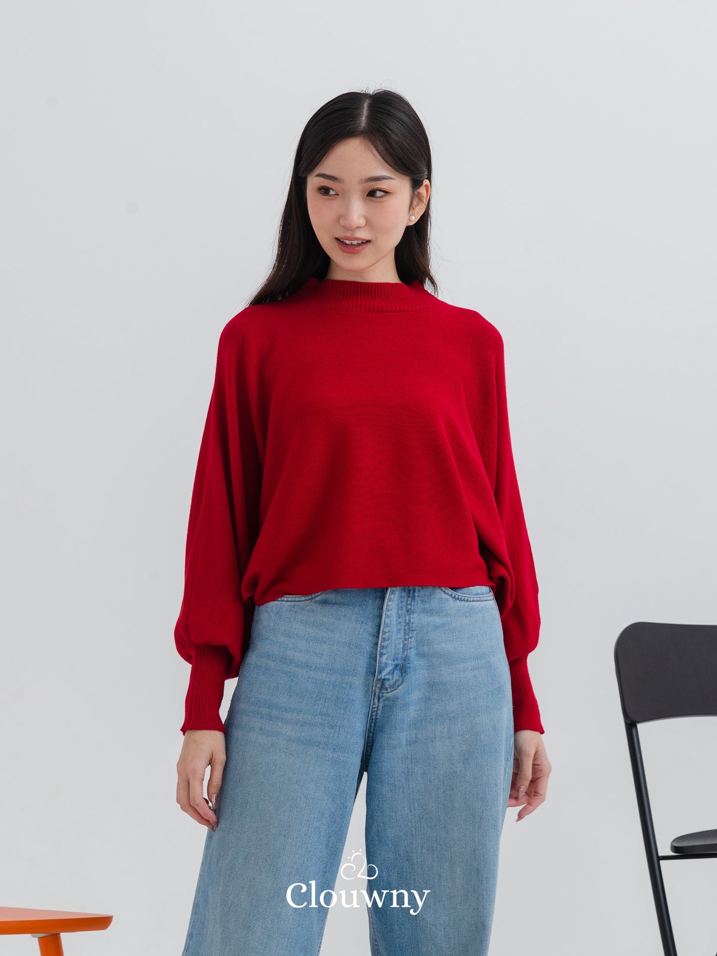 Ryota Knit Sweater - Red