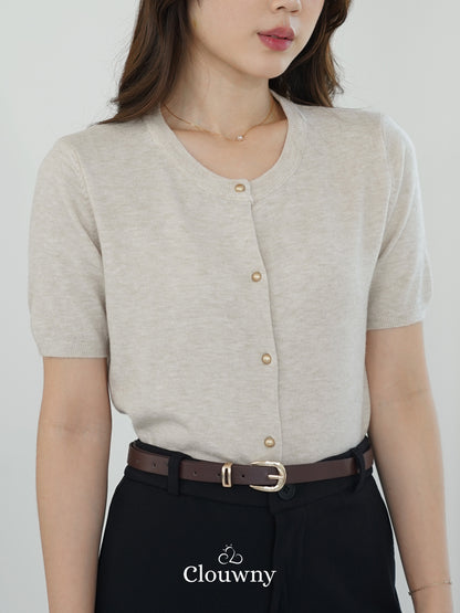Cayan Knit Top - Oat