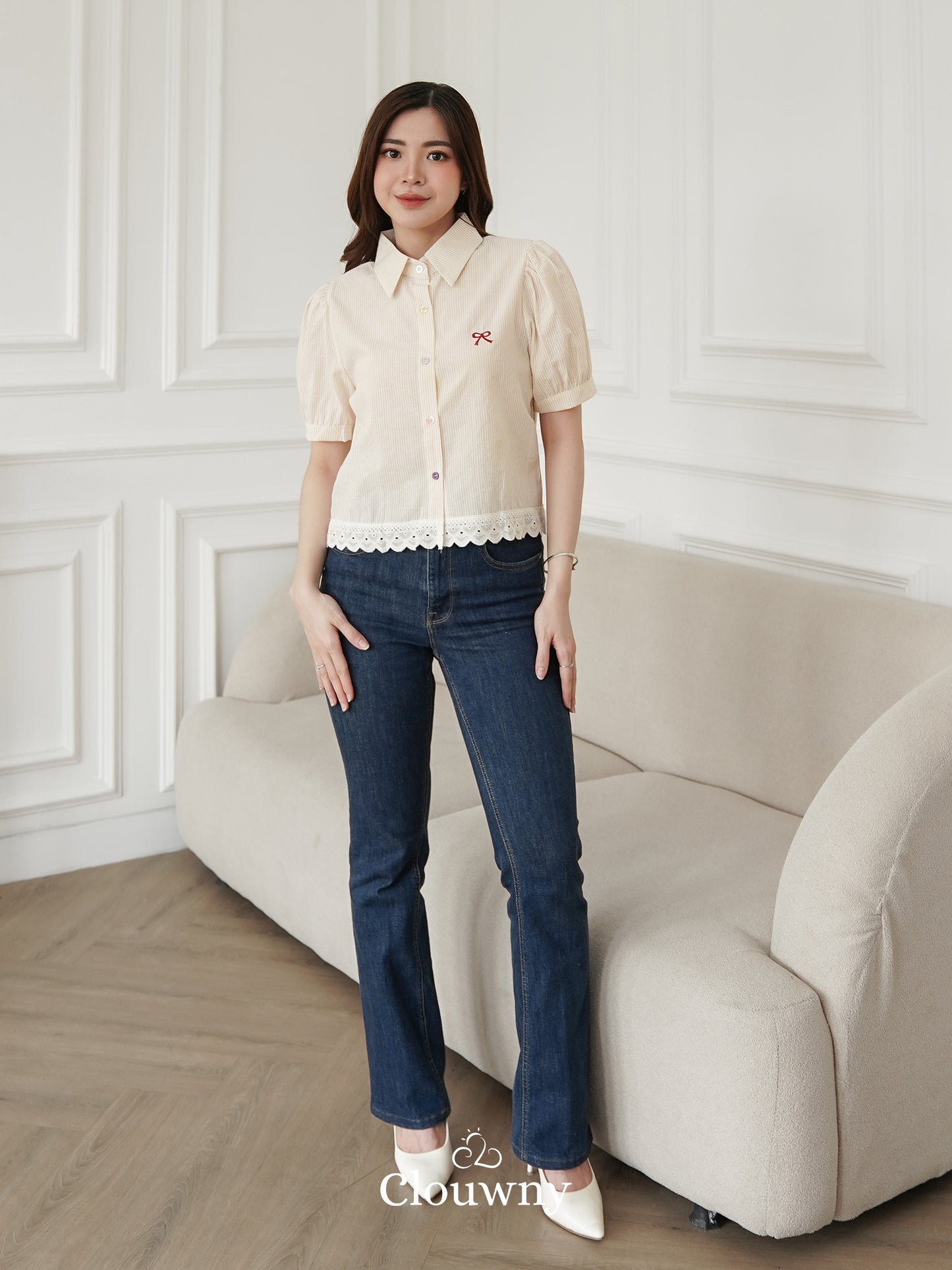 Rana Cotton Blouse - Baby Yellow