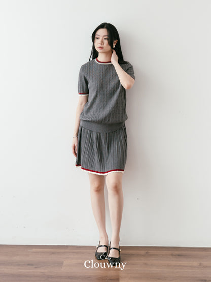 Duffy Knit Set - Grey