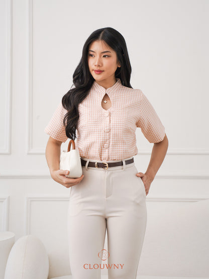 Dinar Button Top - Pink