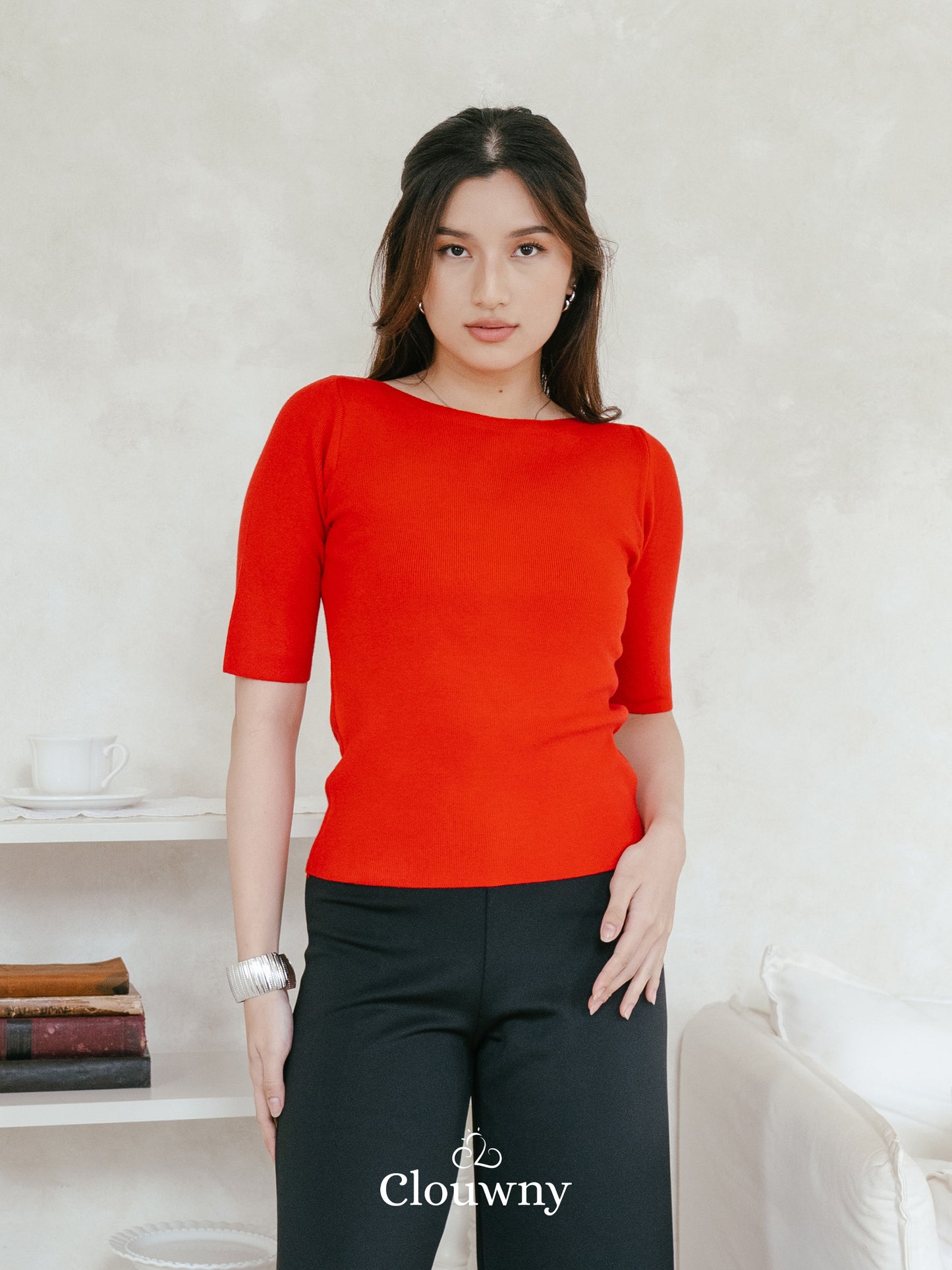 Remy Knit Top - Red