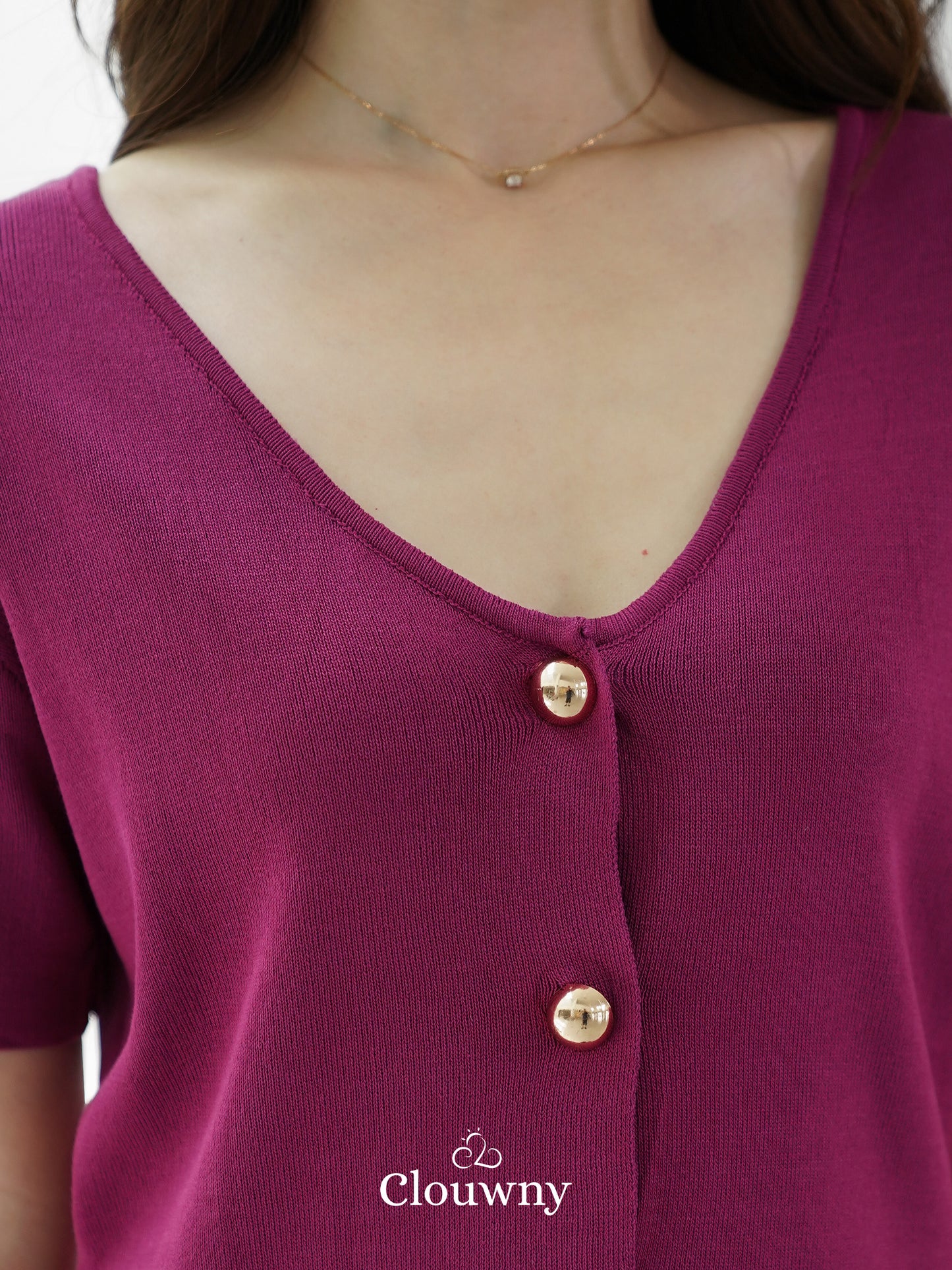 Isabel Knit Set - Magenta