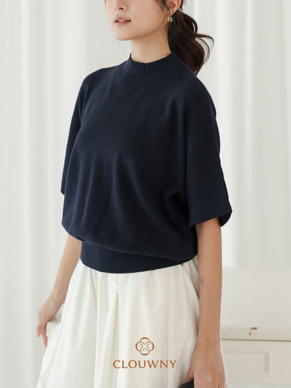 Castle Knit Top - Navy