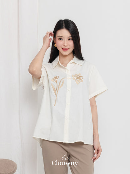 Hova Cotton Shirt - Cream