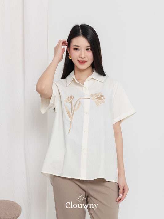 Hova Cotton Shirt - Cream