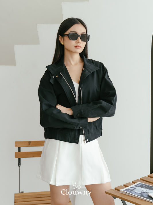 Glinda Pocket Jacket - Black