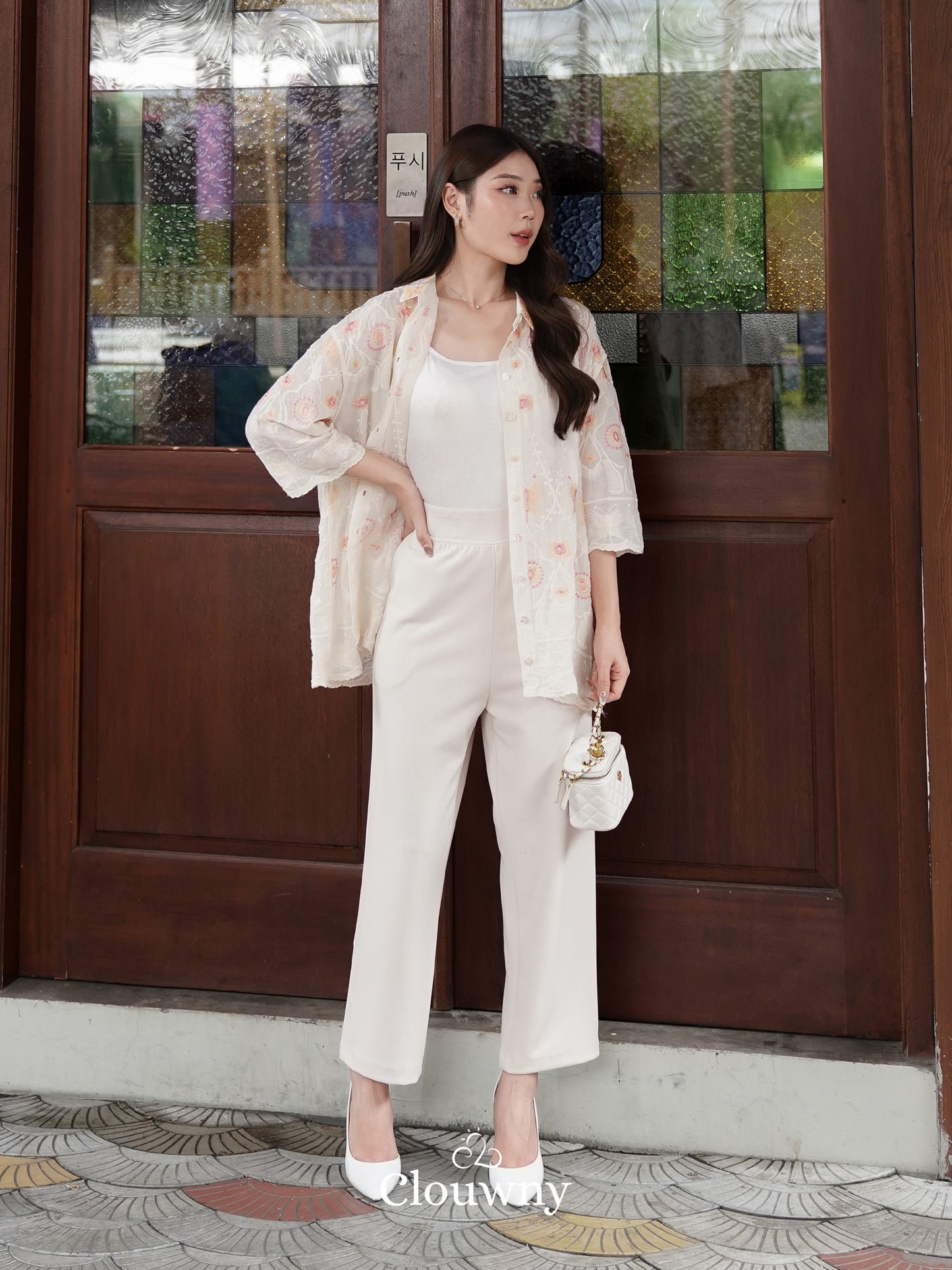 Tori Pocket Pants - White