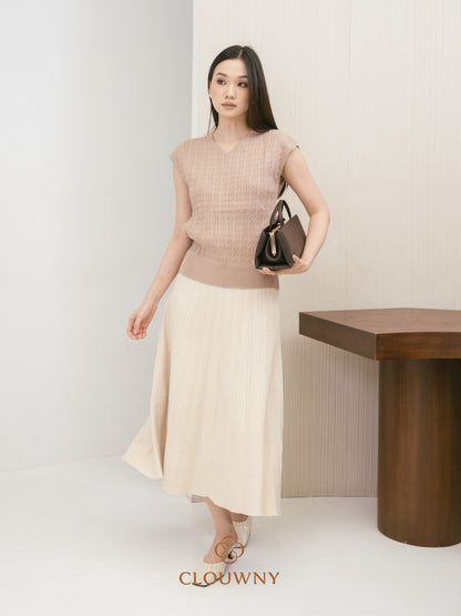 Chesma Knit Skirt - Cream