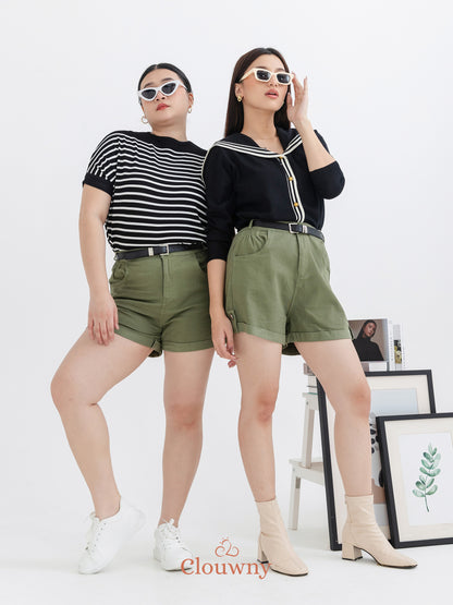 Marika Belt Pants - Army