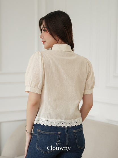 Rana Cotton Blouse - Baby Yellow