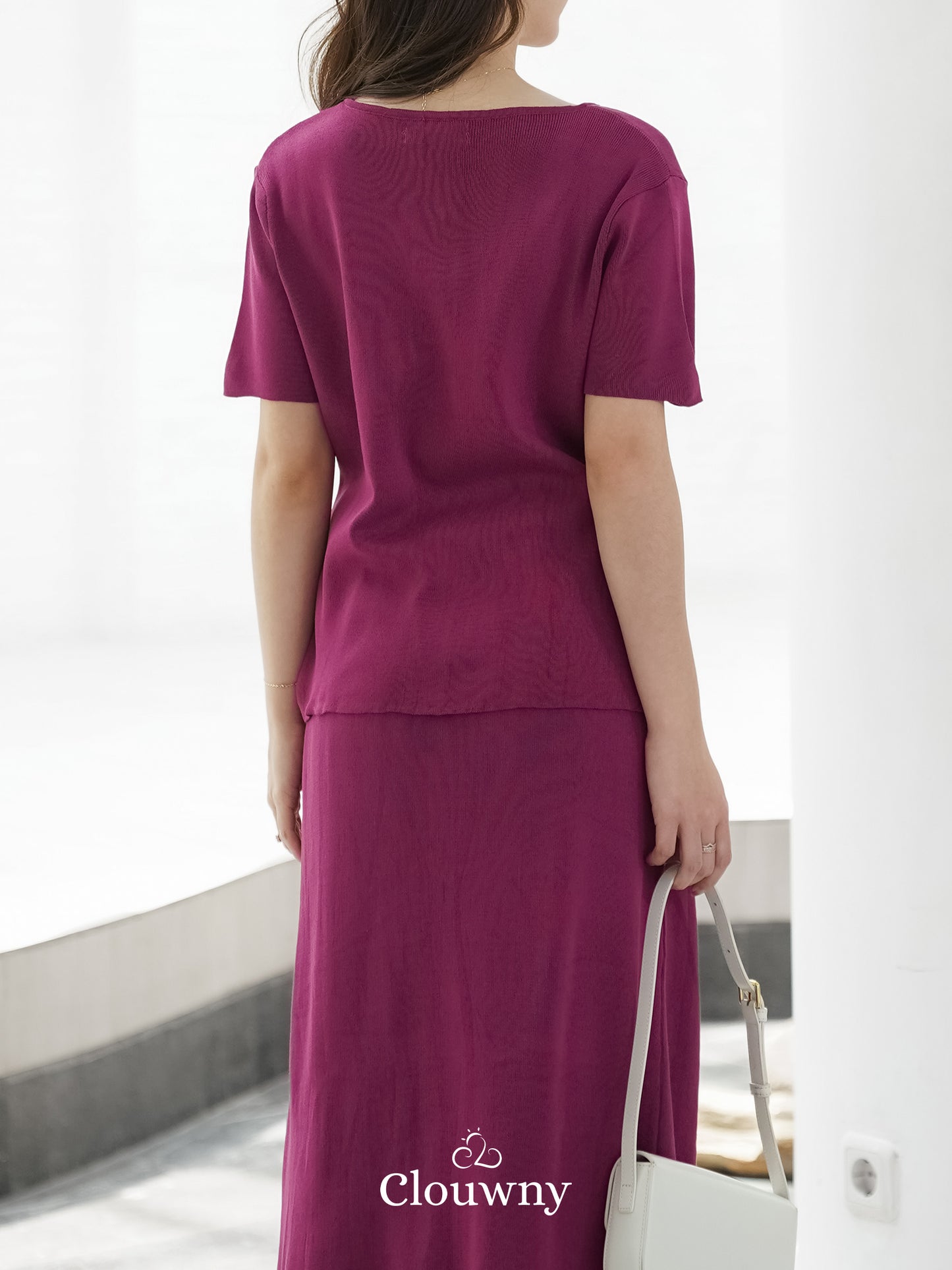 Isabel Knit Set - Magenta