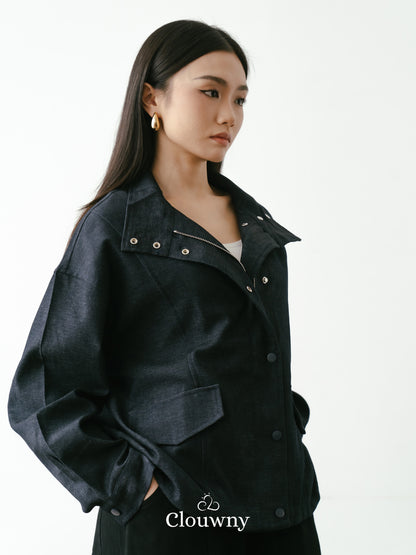 Aspen Zipper Jacket - Navy