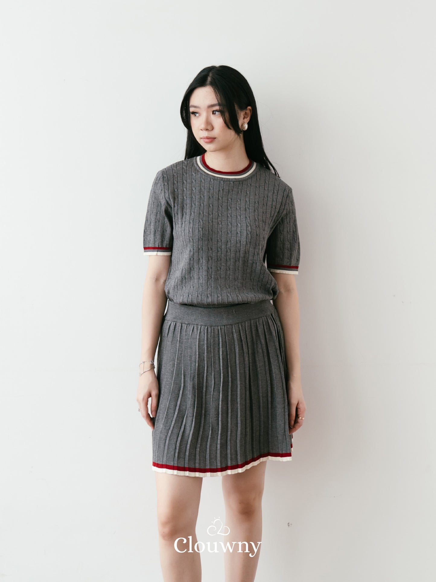 Duffy Knit Set - Grey