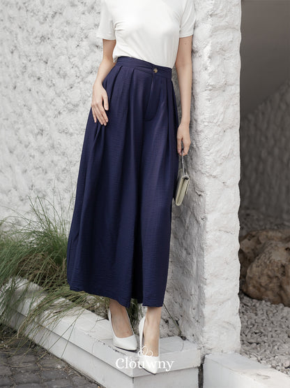 Celana Kulot Yuni - Navy