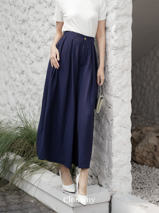 Yuni Cullotes Pants - Navy
