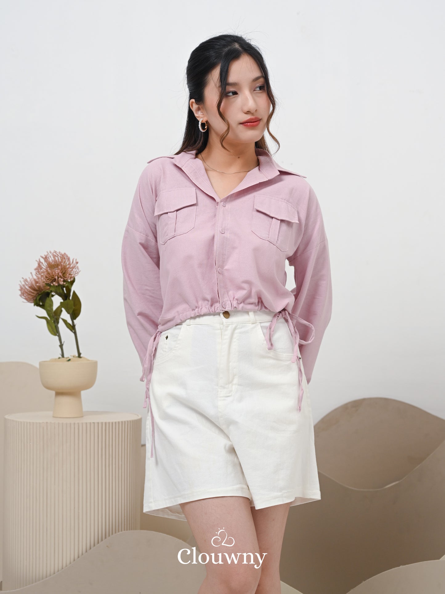 Neva Longsleeve Shirt - Pink