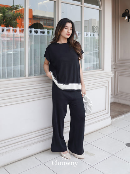 Mile Knit Set - Black