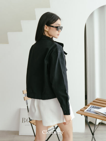 Glinda Pocket Jacket - Black