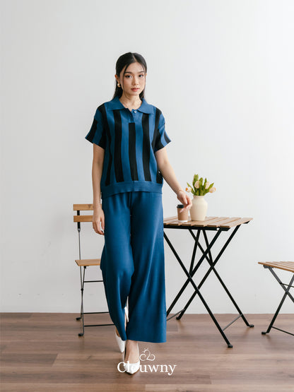 Haruka Stripes Set - Blue