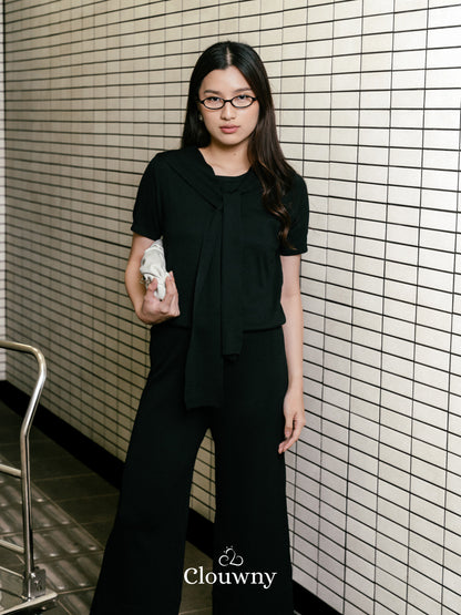 Francis Knit Set - Black