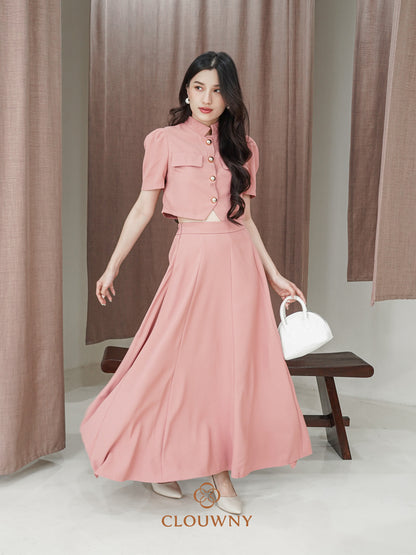 Damas Button Set - Pink