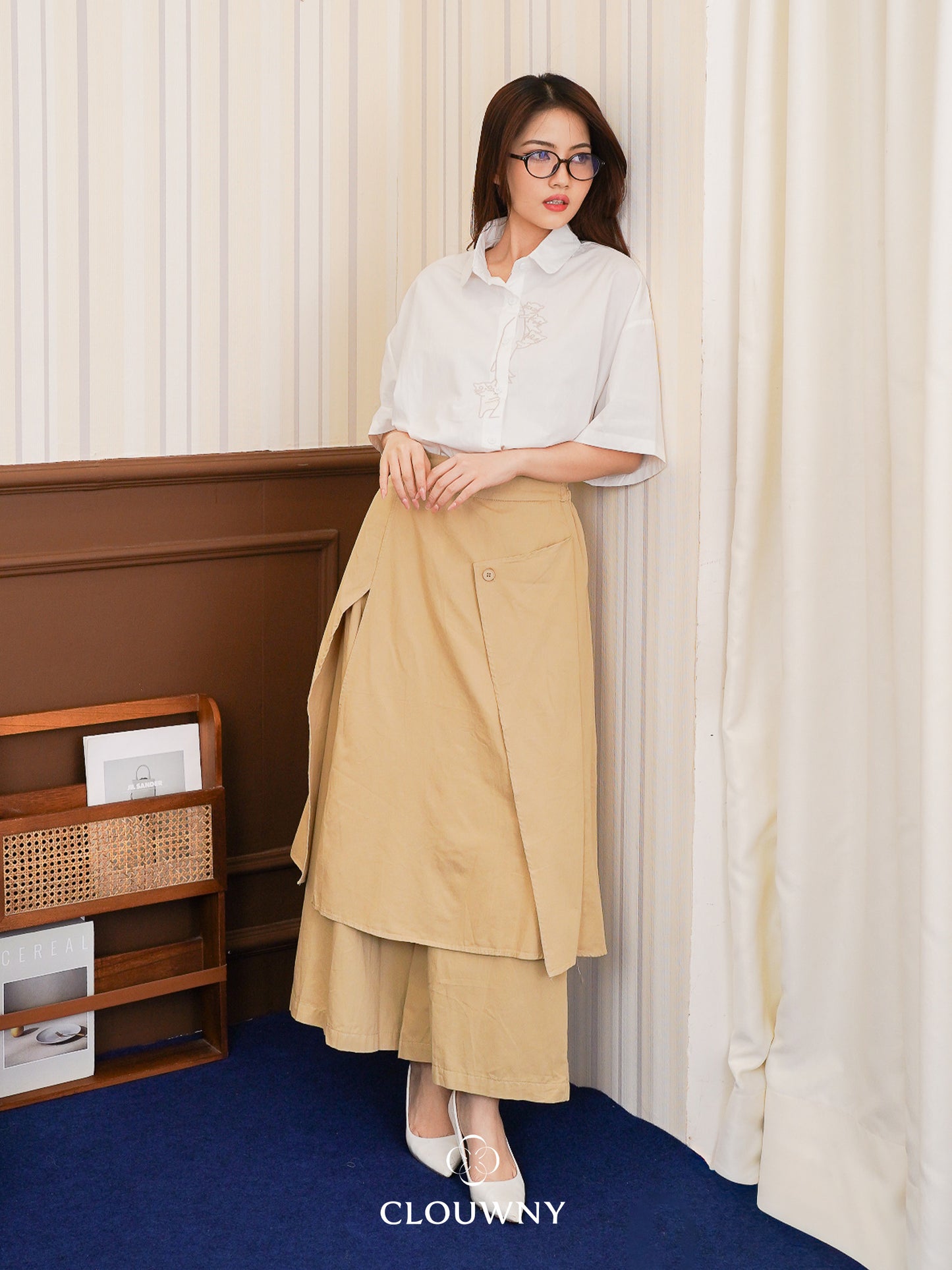 Naoki Layer Pants - Khaki