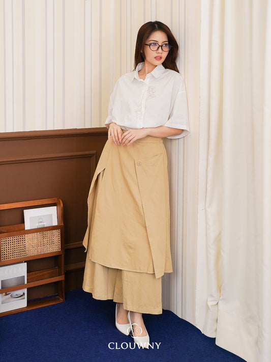 Naoki Layer Pants - Khaki