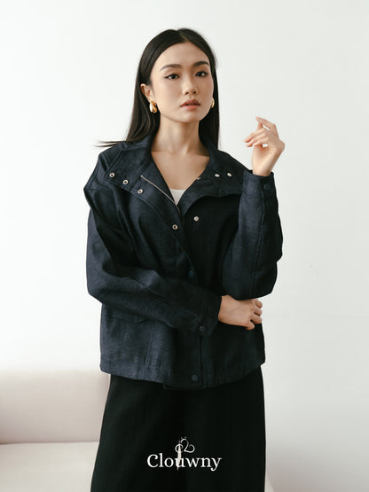 Aspen Zipper Jacket - Navy