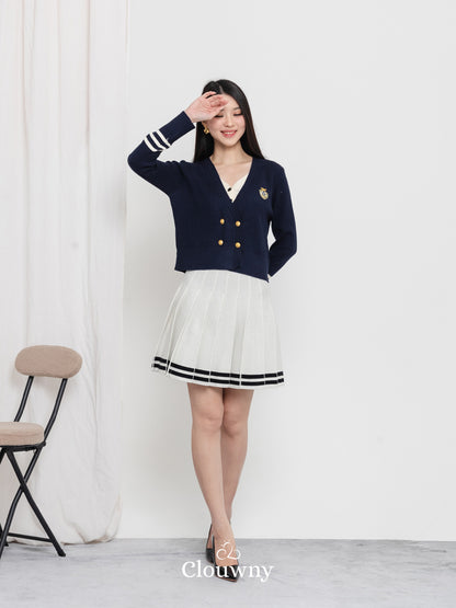 Nalami Knit Top - Navy