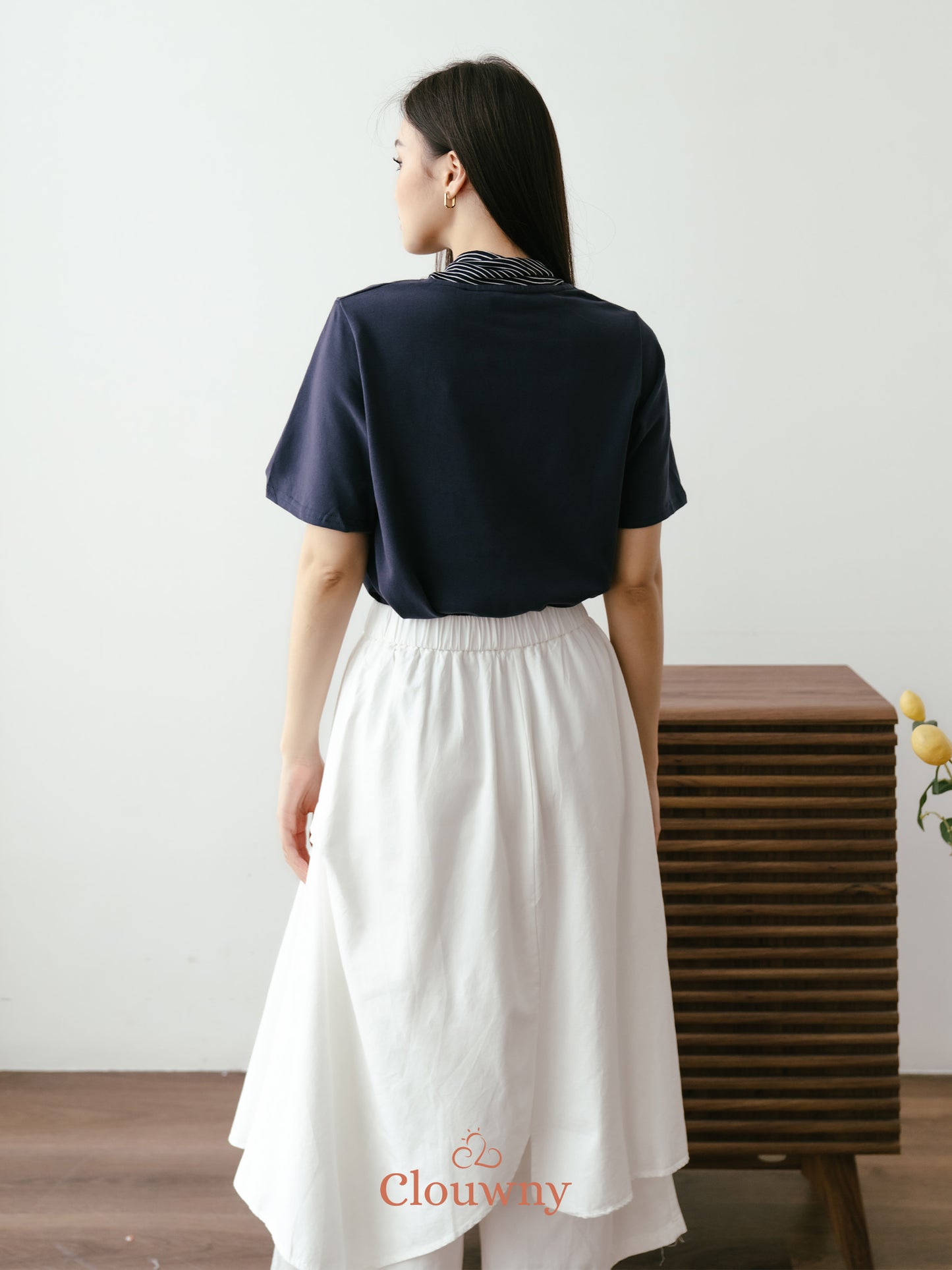 Avena Double Layer Pants - White