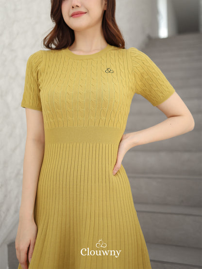 Kansa Knit Dress - Lime