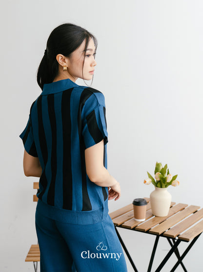 Haruka Stripes Set - Blue