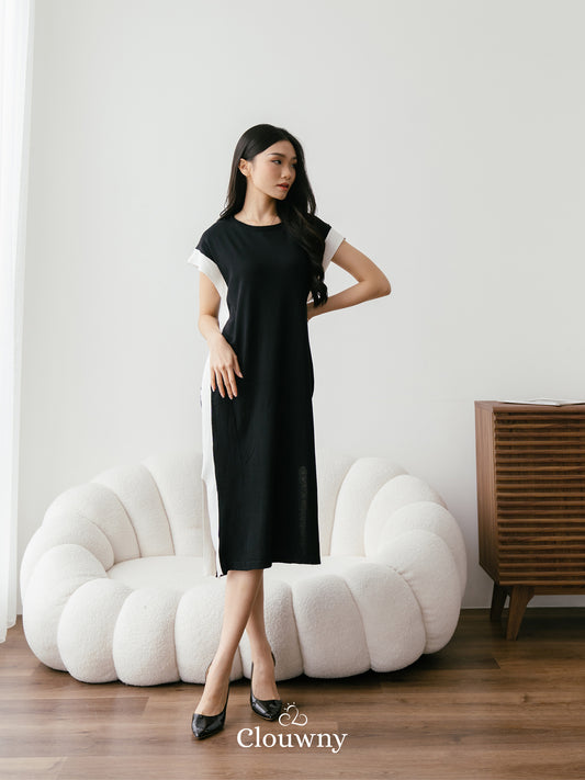 Airyn List Dress - Black