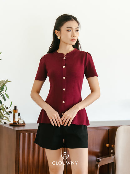 Lee Shanghai Knit Top - Magenta