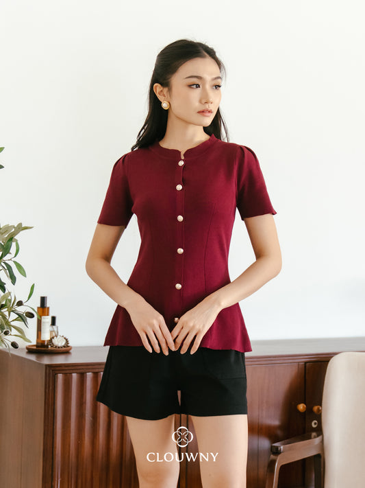 Lee Shanghai Knit Top - Magenta