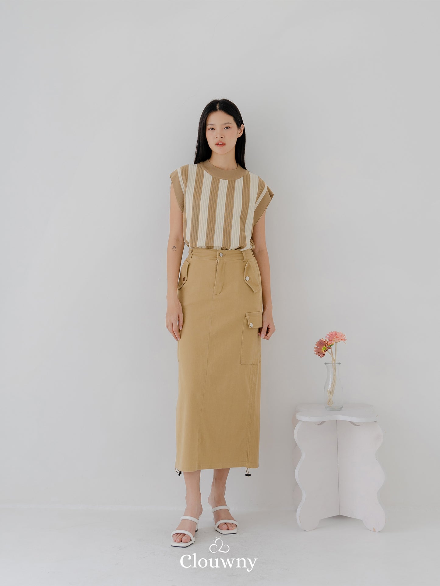 Kind Stripes Top - Beige