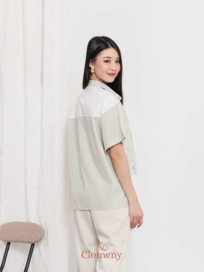 Yolka Cotton Shirt - Mint