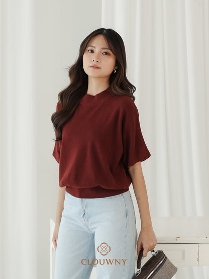 Castle Knit Top - Coffee