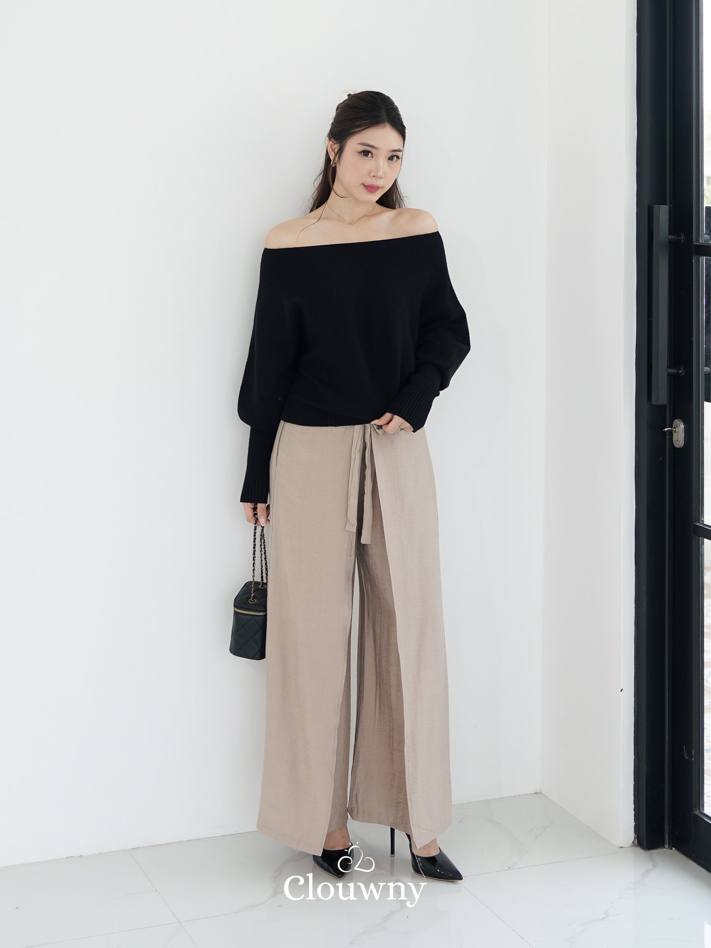 Dylan Wrap Cullotes - Light Khaki