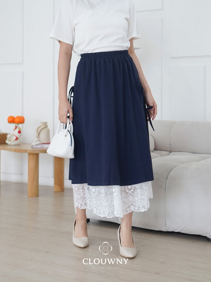 Jona Midi Skirt - Navy