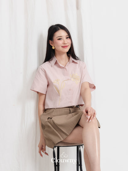 Hova Cotton Shirt - Pink