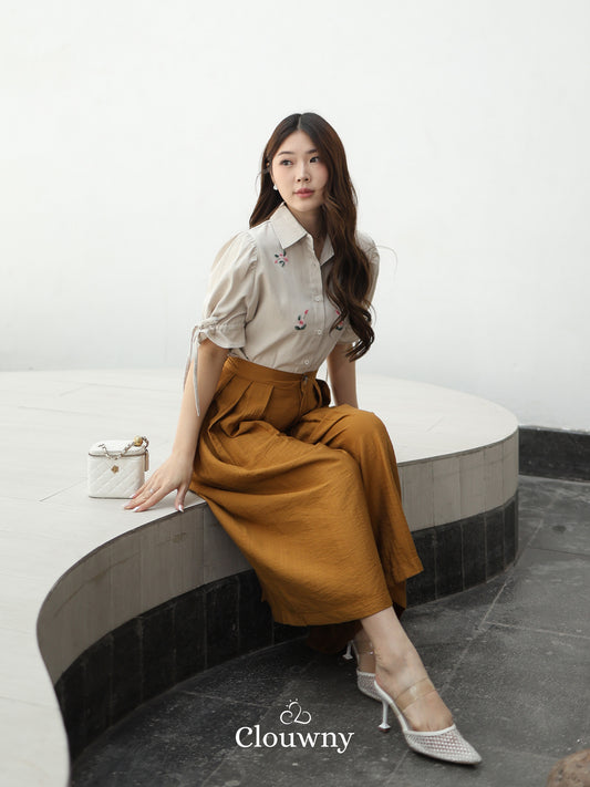 Jenna Cullotes Pants - Caramel