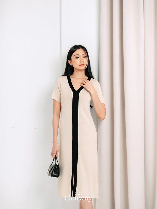 Melody Knit Dress - Cream