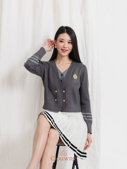 Nalami Knit Top - Grey