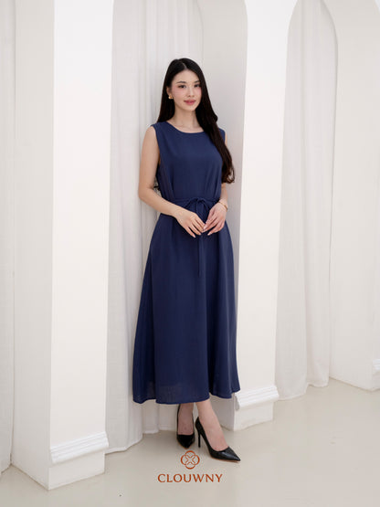 Barla Loose Dress - Navy