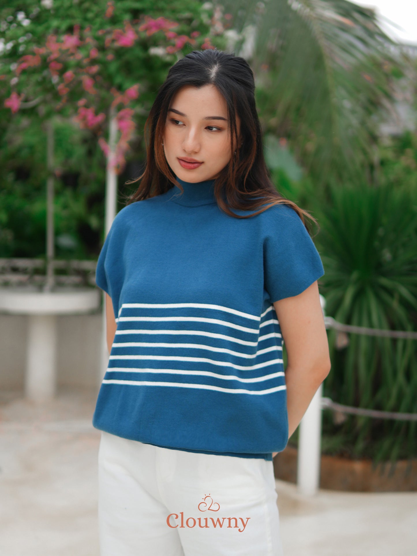 Ross Knitt Top - Blue