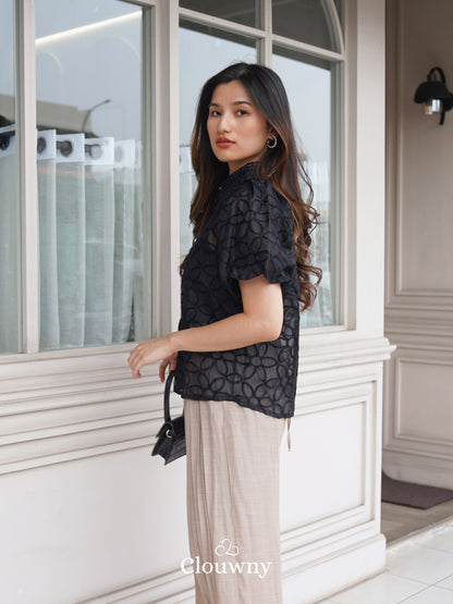 Bema Lace Shirt - Black