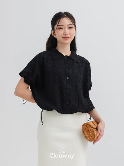 Aira Cotton Shirt - Black