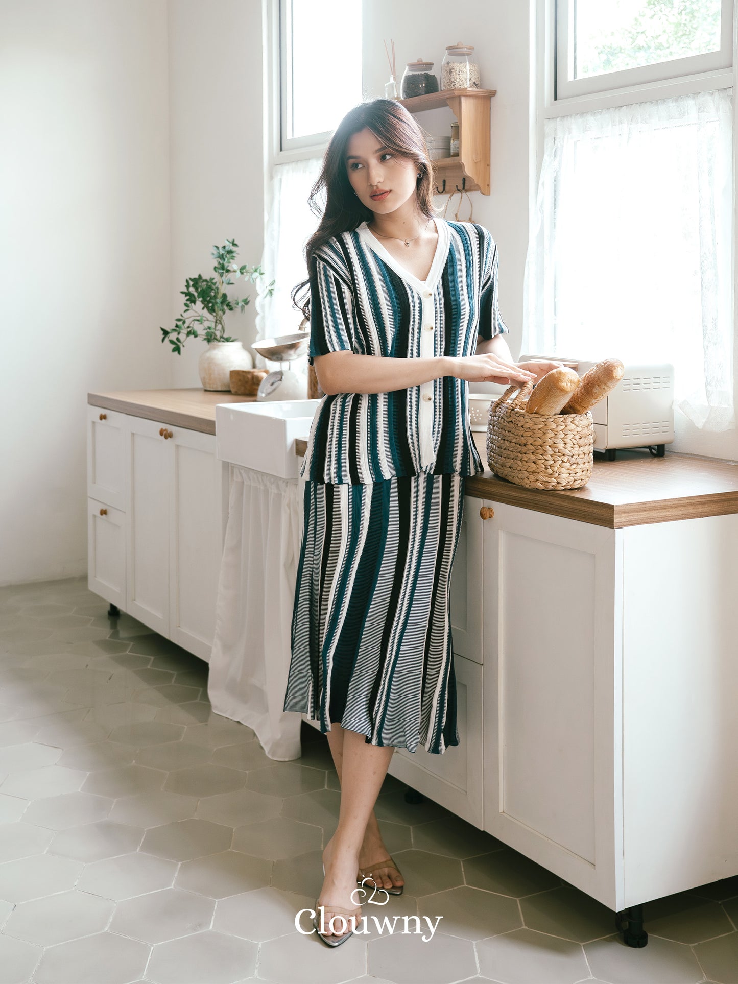 Marcell Knit Set - Blue